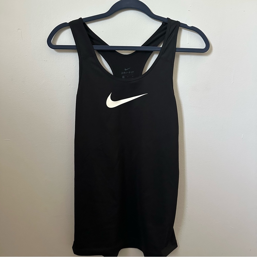 Nike Women's Black Dri-Fit Tank Top